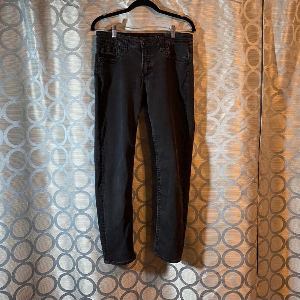 Kut From the Kloth Black Straight Leg Jeans 10S